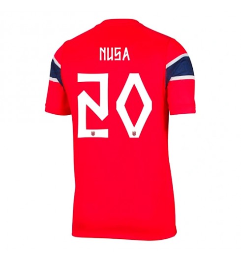 Norsko Antonio Nusa #20 Domácí Dres MS 2026 Krátký Rukáv Norsko Antonio Nusa #20 Domácí Dres MS 2026 Krátký Rukáv